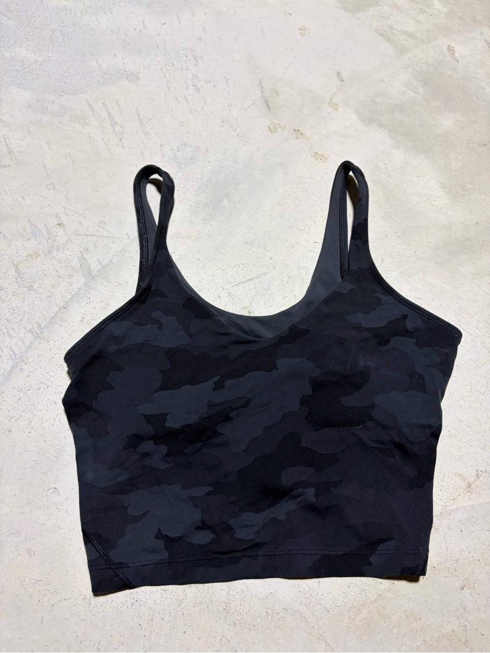 Lululemon Black/gray Camo align tank top 10